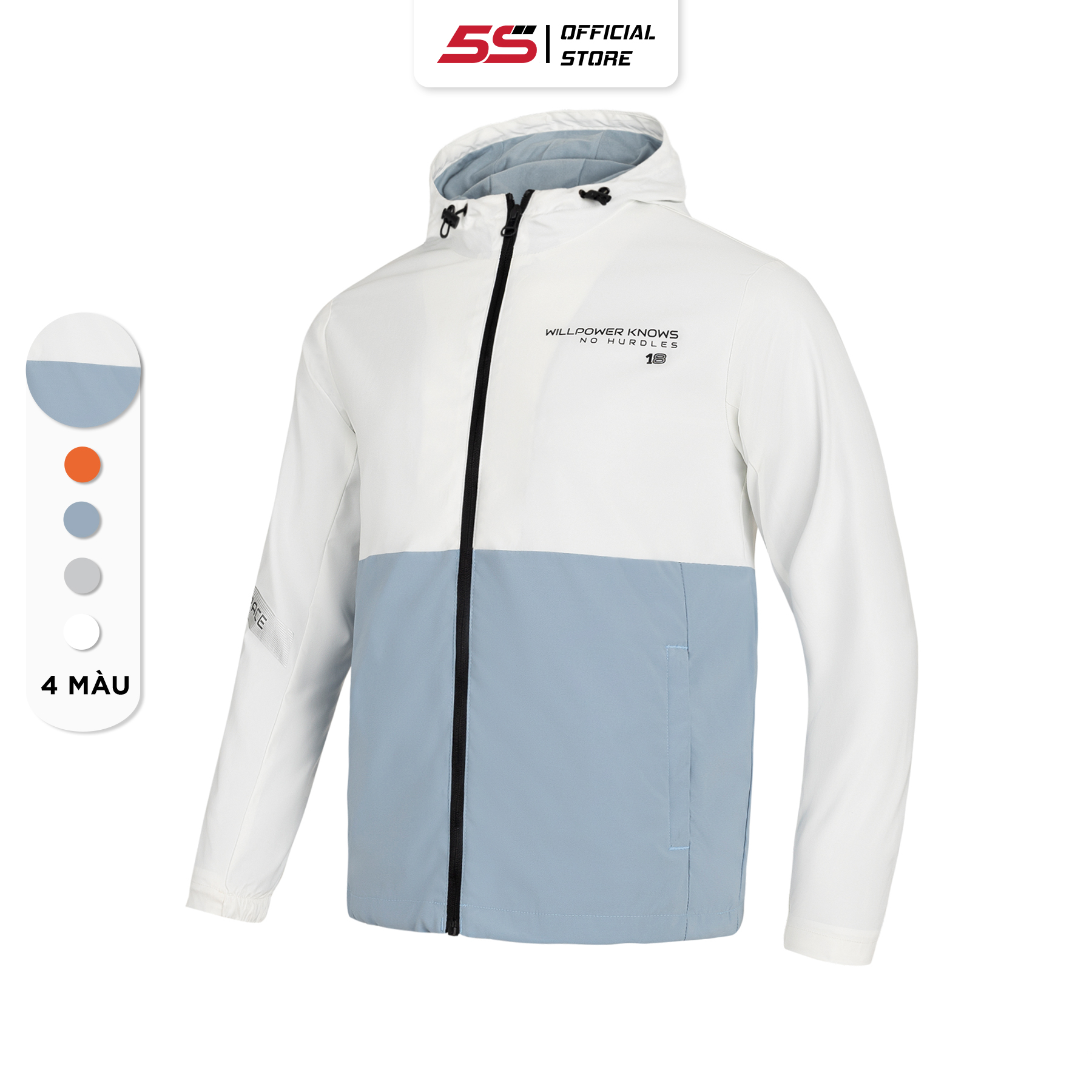 Áo Khoác Thể Thao Nam 5S , Chất Vải Cao Cấp Lót Nỉ, Dày Dặn, Trượt Nước, Cản Gió, Giữ Ấm Cực Tốt
