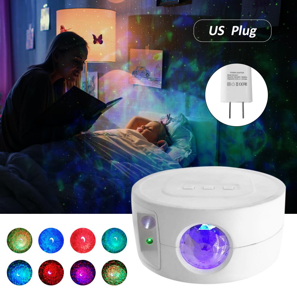 Projector Light Night Lamp with 9 Diverse Lighting Modes Effects 3 Levels Dimmable Brightness Adjustable/ 4H Timer