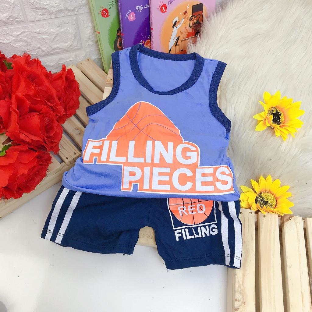 Bộ thể thao ba lỗ Chất liệu cotton co giãn 4 chiều