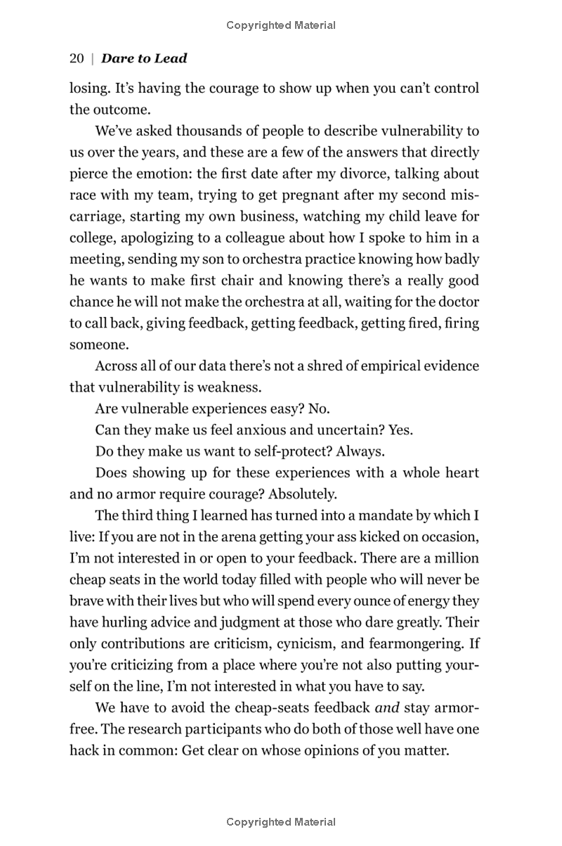 Dare to Lead : Brave Work. Tough Conversations. Whole Hearts.