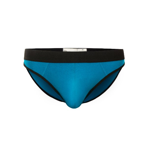 Quần lót nam Hunk Bikini hở sườn màu xanh ngọc
