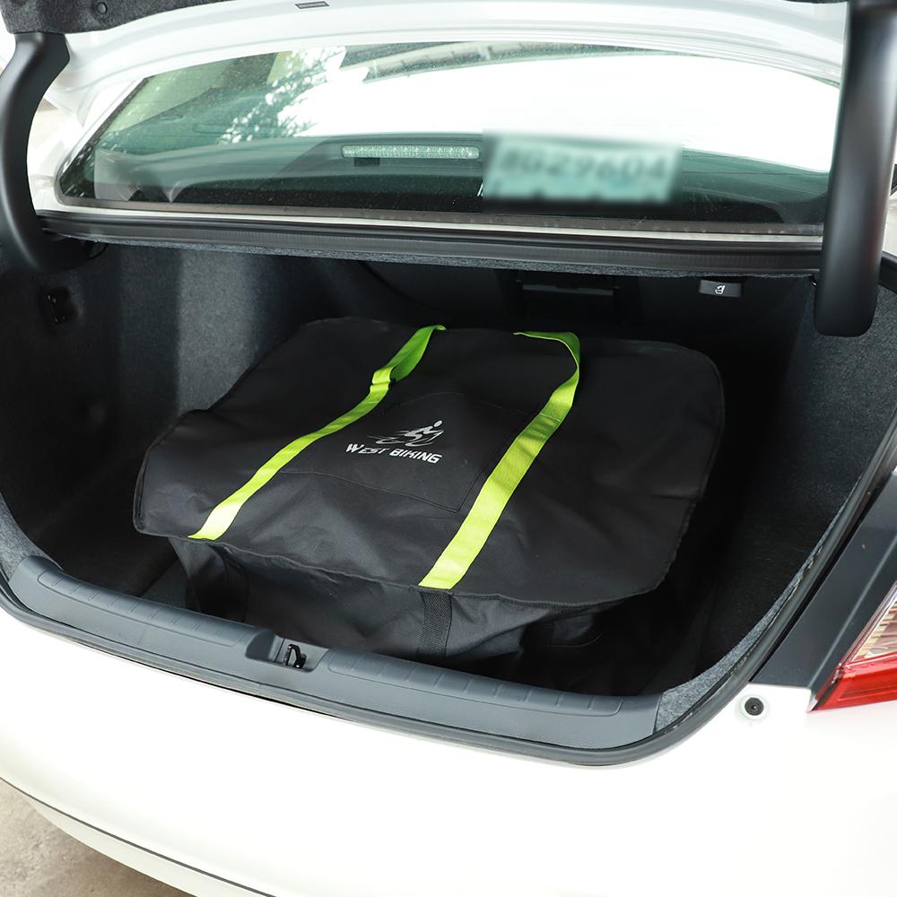 Túi lưu trữ bao xe đạp WEST BIKING gấp gọn dễ dàng gắn vào tay lái xe đạp Phù hợp cho 14/16/20/26 / 27,5 inch 700C