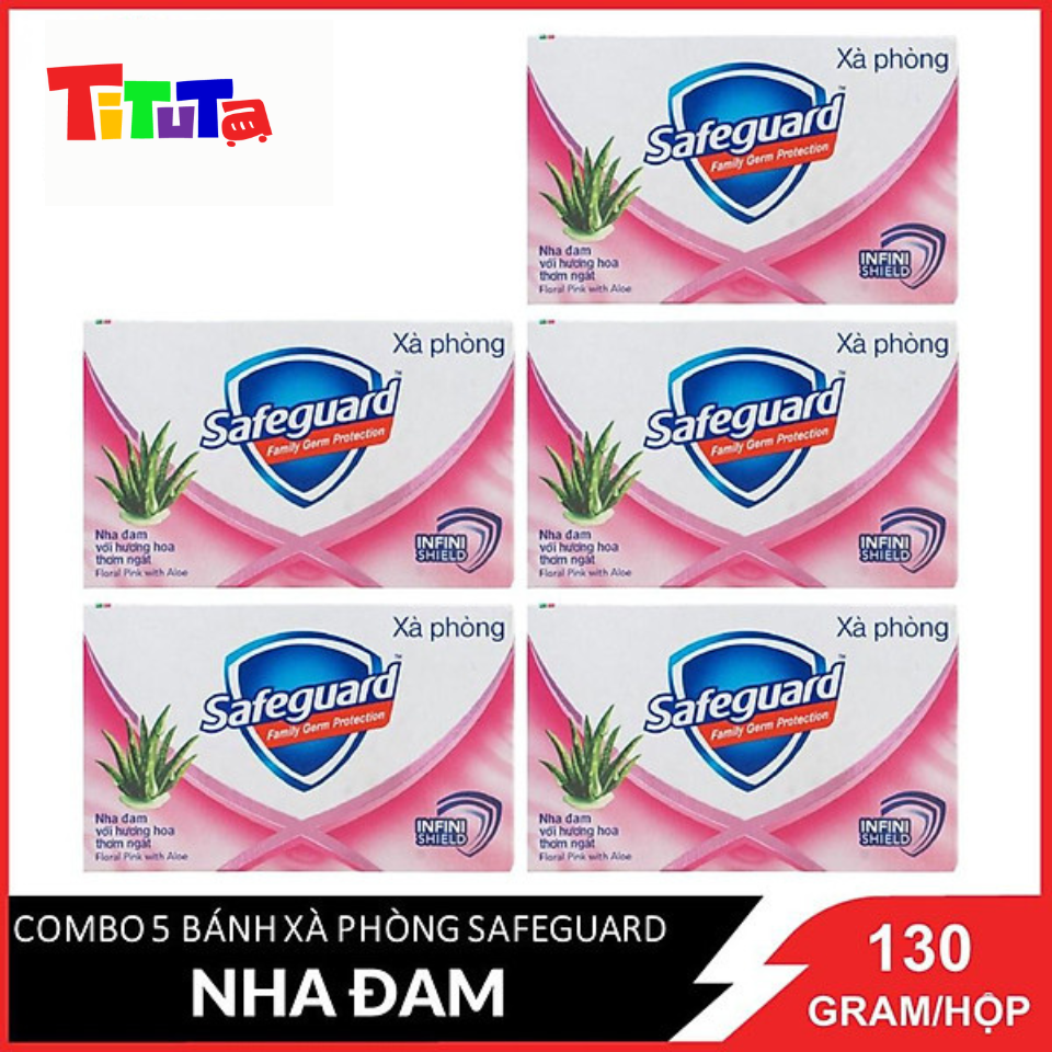 COMBO 5 bánh Safeguard Nha đam 130gX5