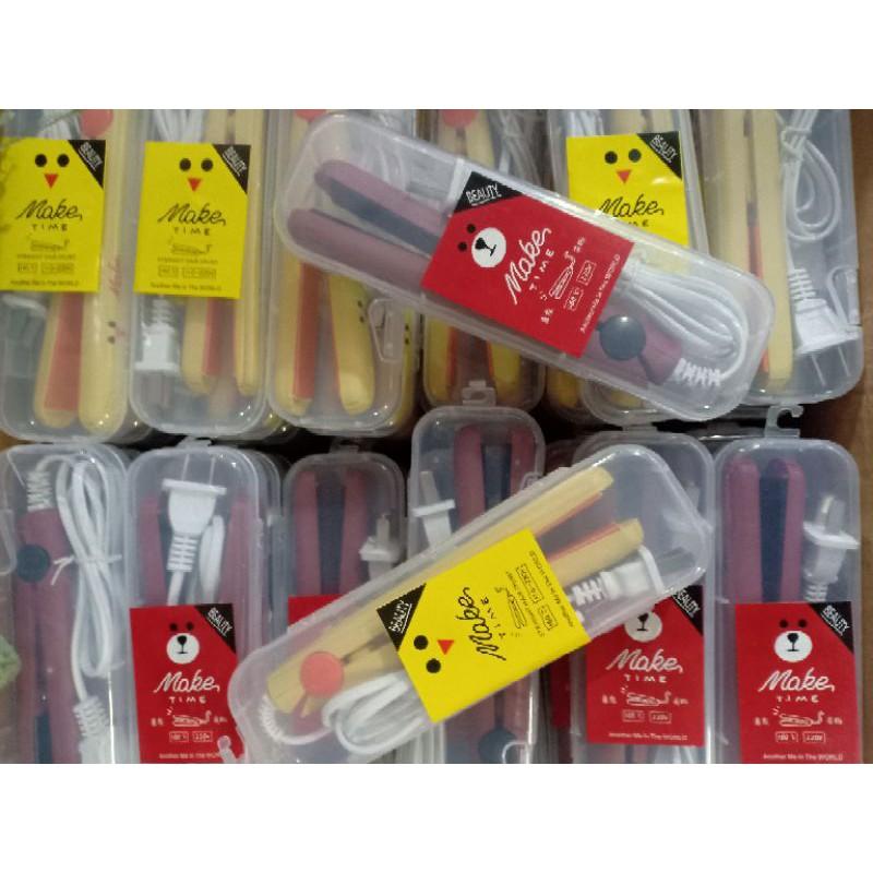 Máy duỗi là tóc mini hình cute, máy dập xù mini cute
