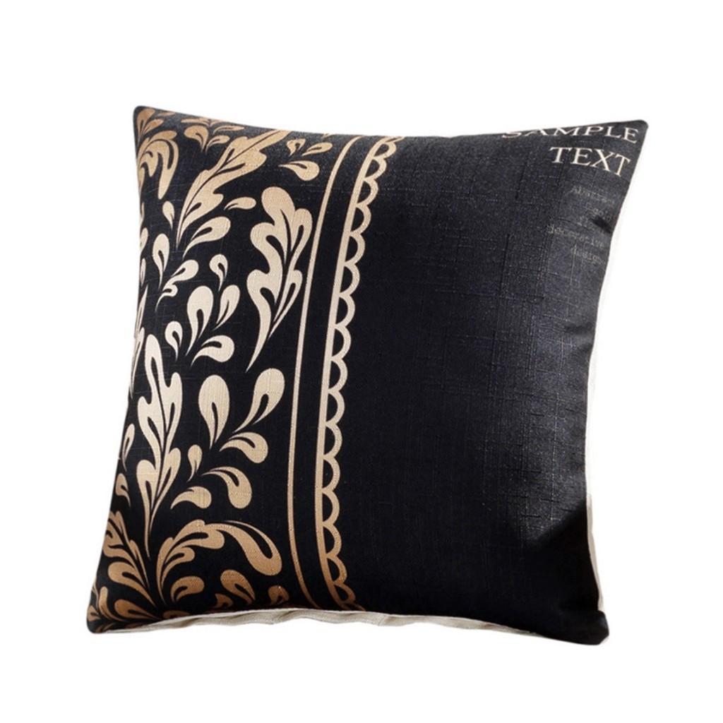 Vỏ Gối tựa lưng, gối sofa, gối trang trí BẮC ÂU NÂU SANG TRỌNG SBK067