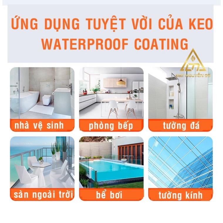 [Chính Hãng] Keo Epoxy - Keo chống thấm 2 thành phần trong suốt, sử lý chống thấm mặt sàn nhà vệ sinh