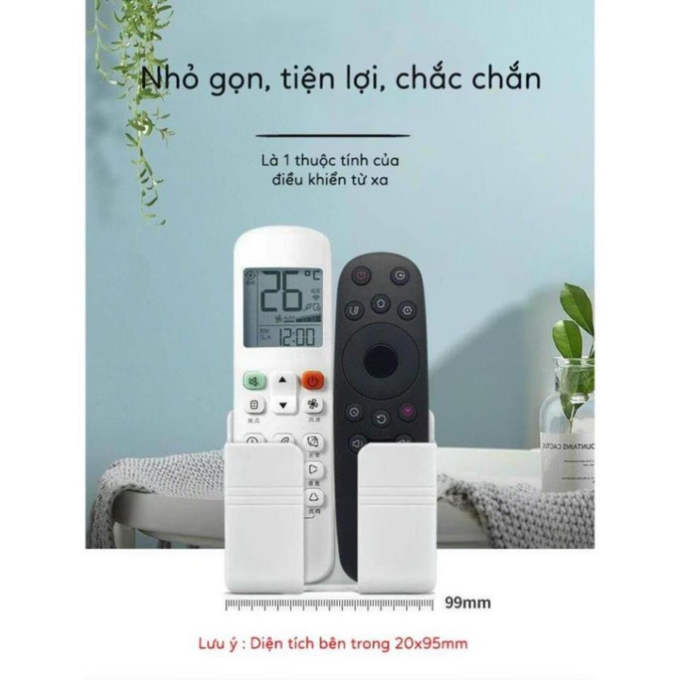 Khay Đựng Điện Thoại, Điều Khiển Remote Dán Tường Siêu Tiện Dụng