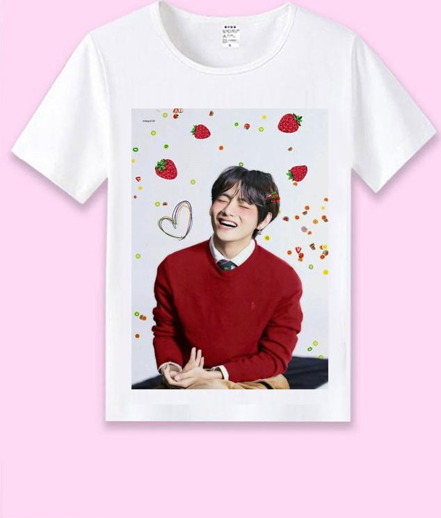 Áo thun V BTS tặng sticker BTS