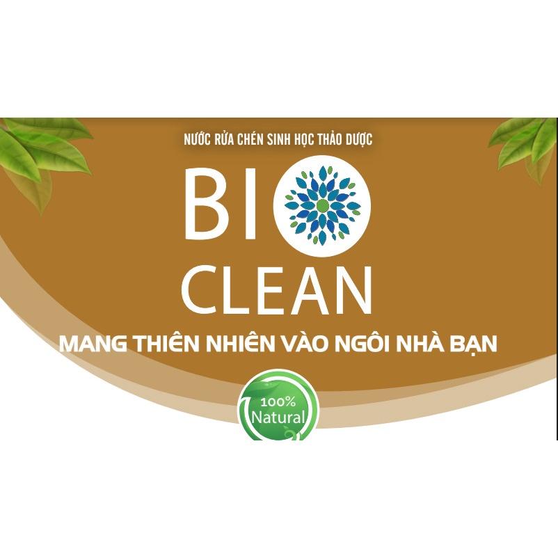 Nước rửa chén sinh học thảo dược dành cho da nhạy cảm, viêm da cơ địa BioClean X2, hương sả, hương tràm, hương cafe chai 750ml