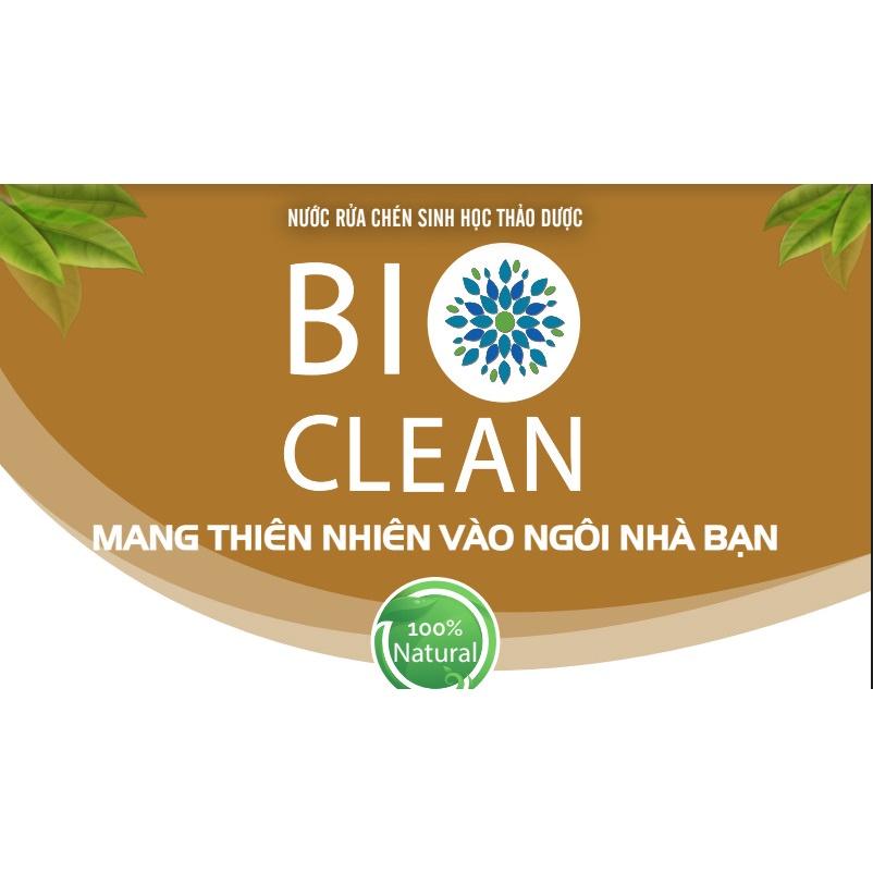 Nước rửa chén sinh học thảo dược BioClean X2, hương sả, hương tràm, hương cafe chai 750ml