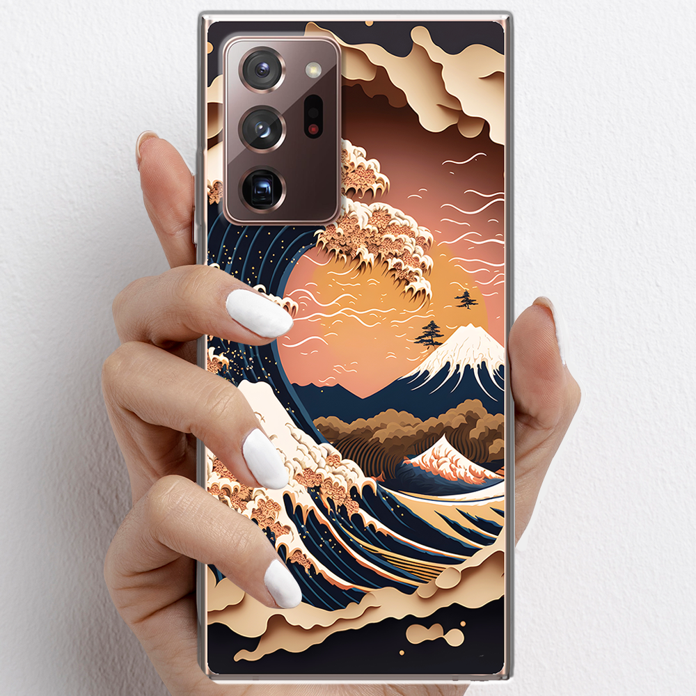 Ốp lưng cho Samsung Galaxy Note 20 Ultra nhựa TPU mẫu Sóng biển