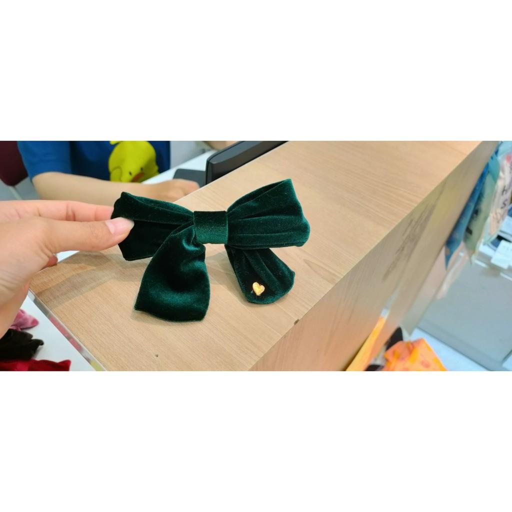 KẸP NƠ NHUNG TIM - CP KID