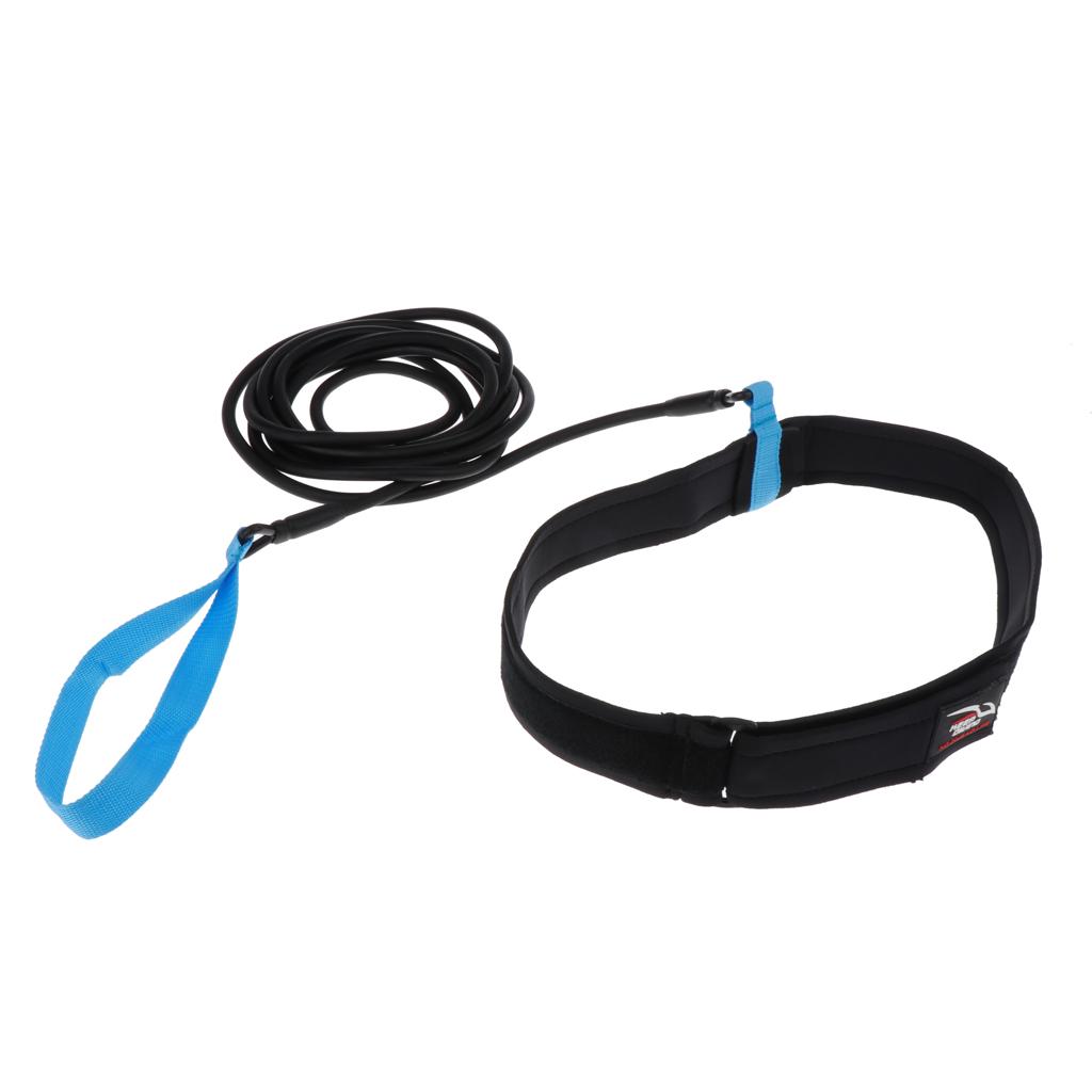 Swim Bungee Training Belt Swimming Resistance Safe Leash Exerciser Tether Tools 