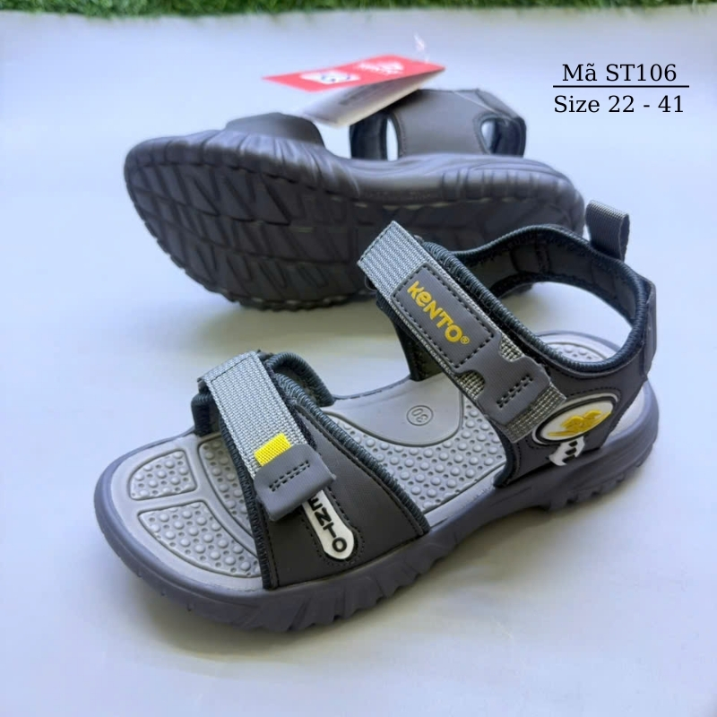 Sandal trẻ em dép quai hậu bé trai kháng khuẩn cao cấp 1 - 15 tuổi thể thao năng động cá tính NHÍM SHOP ST106