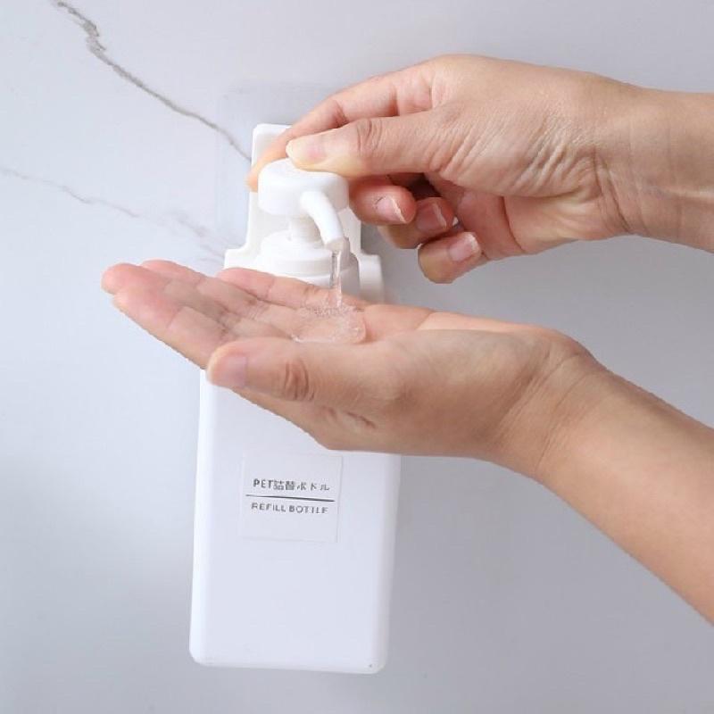 Móc Treo Dầu Gội Đầu , Móc Treo Chai Sữa Tắm Dán Tường Nhà Tắm Siêu Chắc