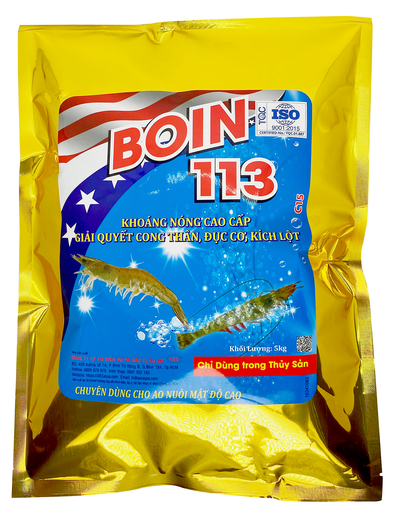 Boin 113 - Bổ sung khoáng chất cần thiết cho sự phát triển của tôm, cá