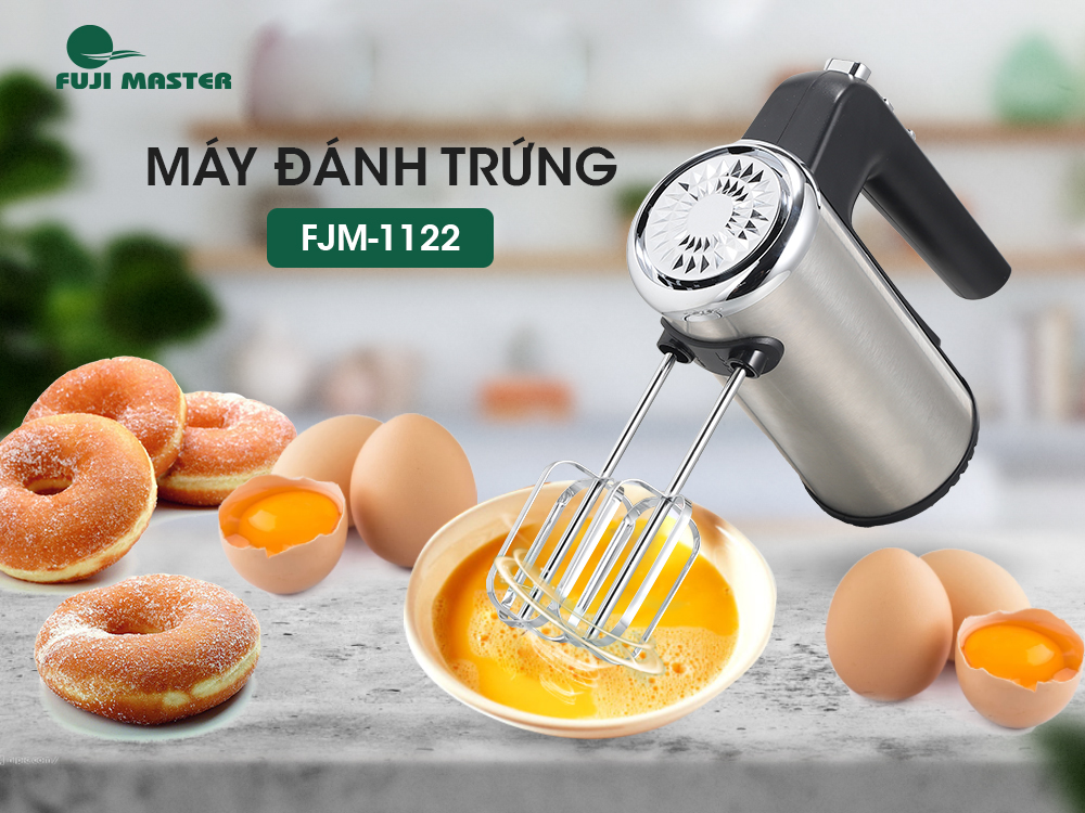 Máy Đánh Trứng Cầm Tay Mini Fuji Master FJM-1122 - Hàng chính hãng