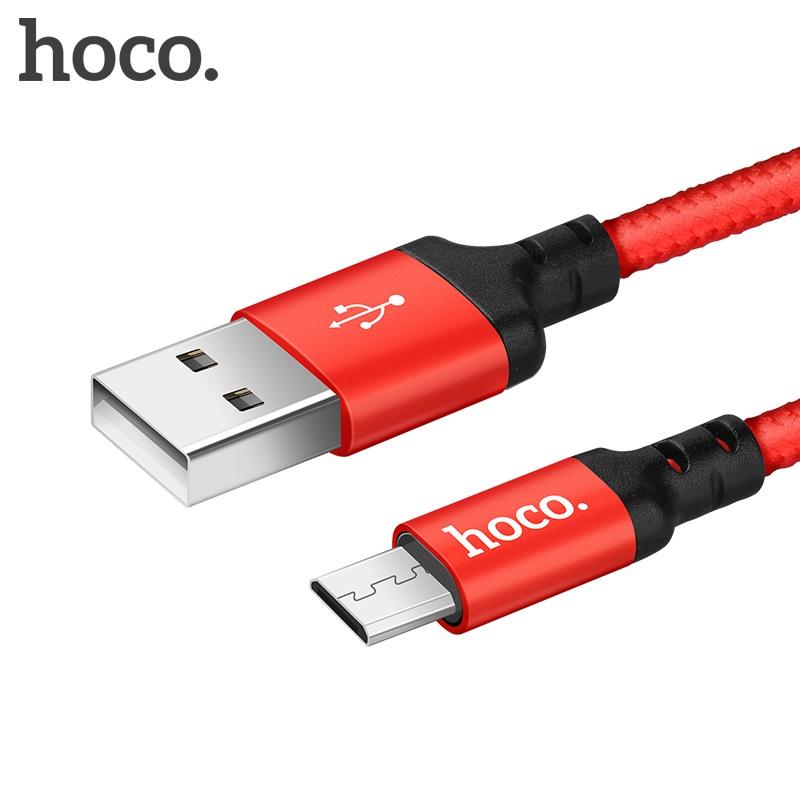 Cáp sạc nhanh Hoco Micro USB Dài 2m 1m 5V2A chuyên dụng cho điện thoại Android XIAOMI SAMSUNG HUAWEI