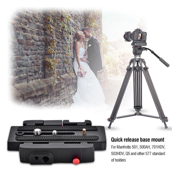 Tấm đế Plate P200 gắn glidecam thanh trượt dolly slider