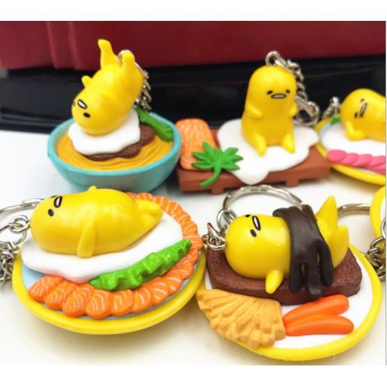 Móc khóa gudetama nhật trứng ốp la kute--hàng rất tốt bền thuthuyshop169