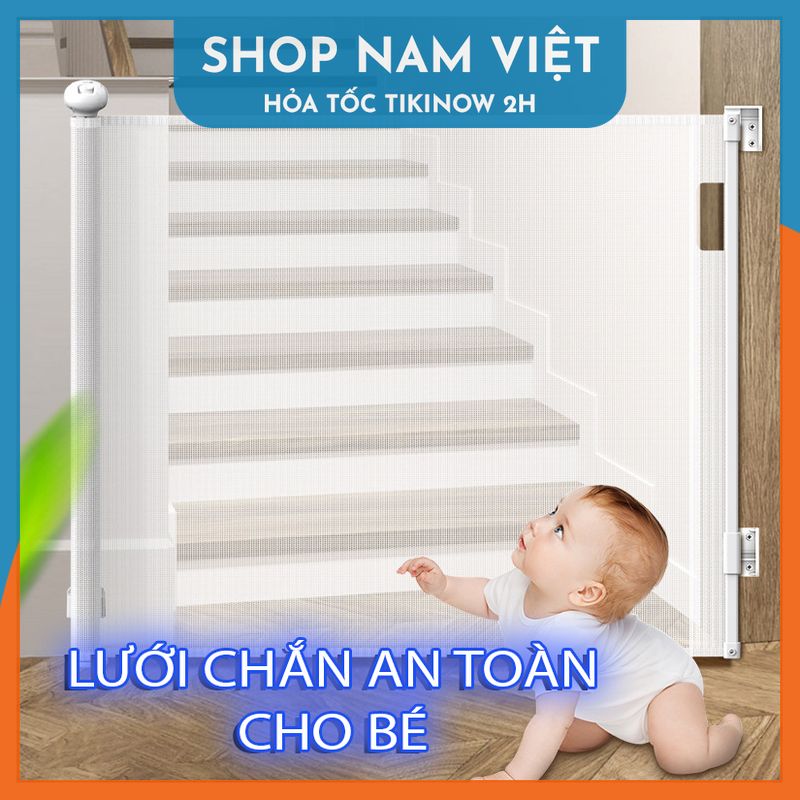 Lưới Chắn Cửa, Chắn Cầu Thang An Toàn Cho Trẻ Em và Thú Cưng