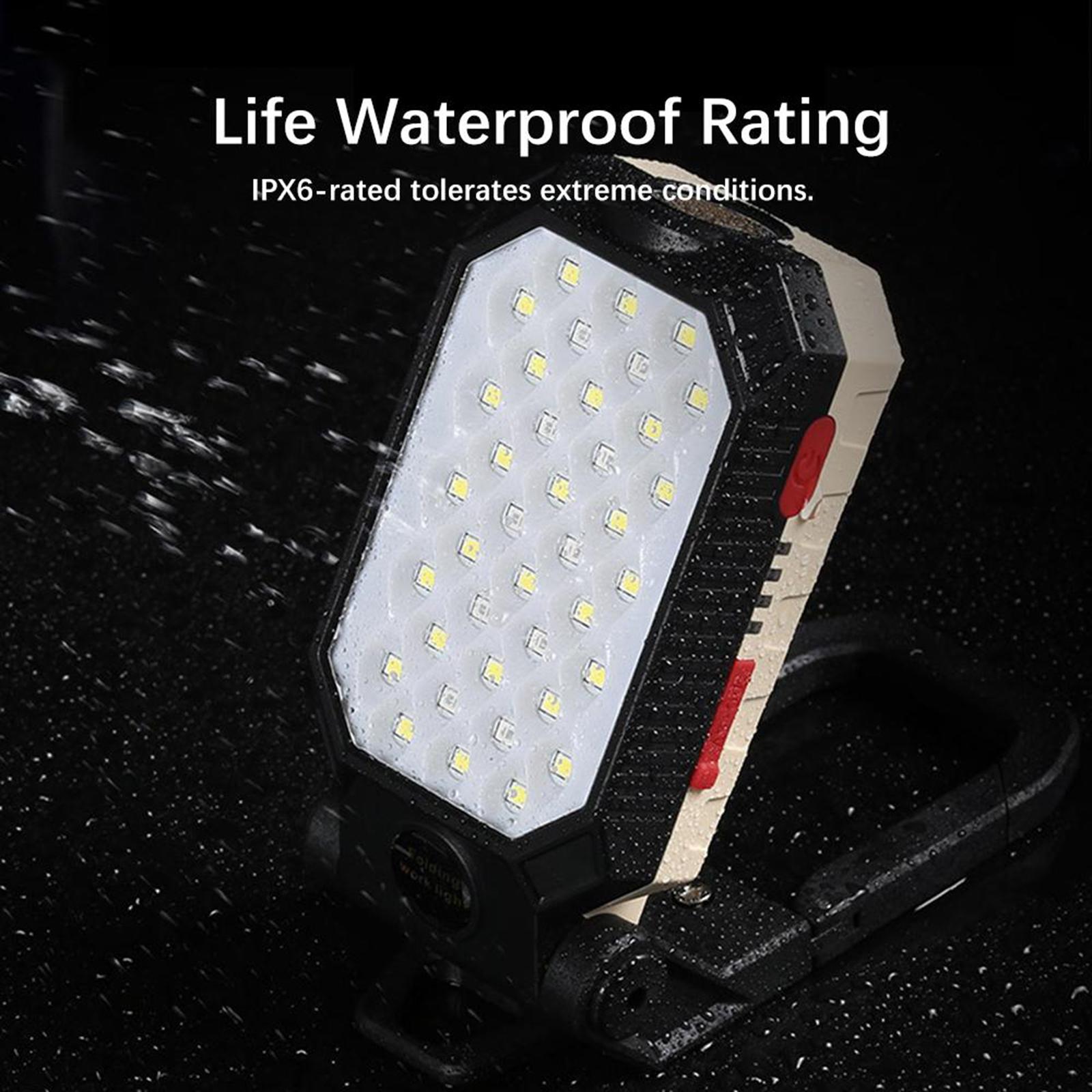 USB LED Work Light Magnetic Light with Magnetic Base for Home Workshop COB Small