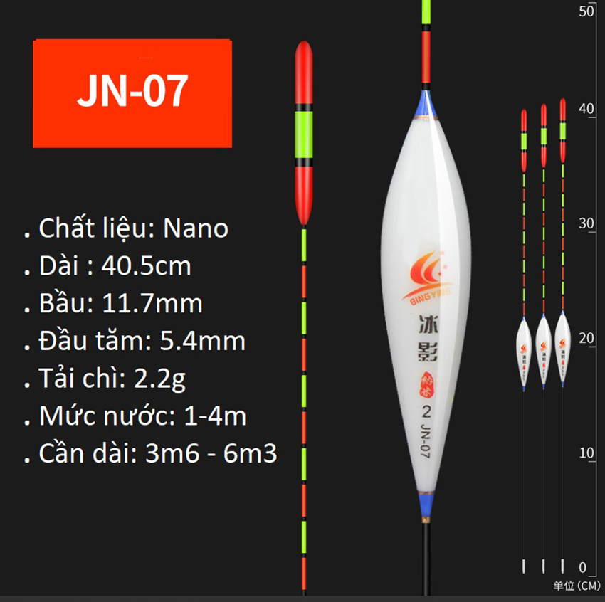 Phao Câu Đài Tăm To Phao Câu Cá Nano Siêu Nhạy Truyền Tin Nhanh Chính Xác PC25