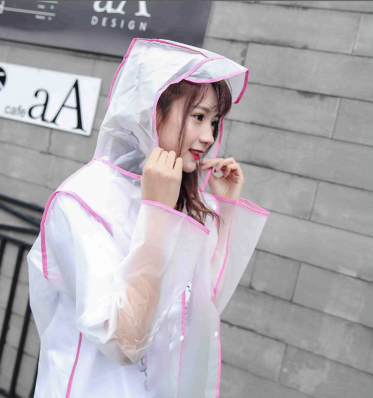 Áo mưa thờ trang phong cách Hàn Quốc