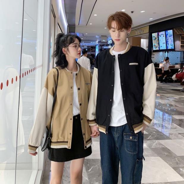 Áo khoác dù bomber unisex form rộng Wanstop phong cách thời trang kim gia