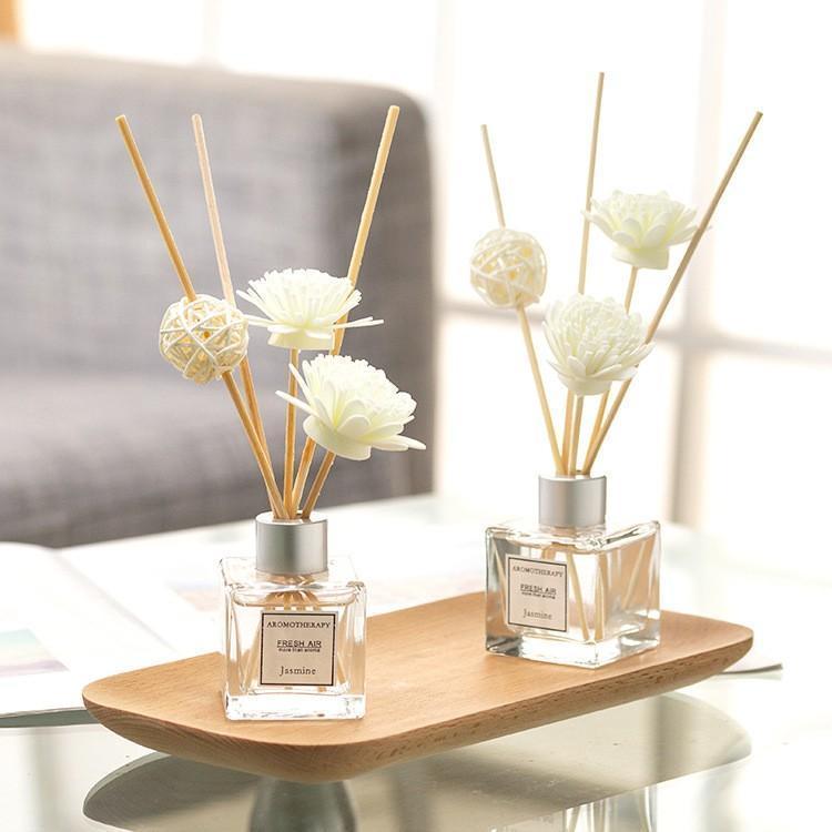 Chai Tinh Dầu Thơm Có Bông Hoa Home Fragrance 50ml