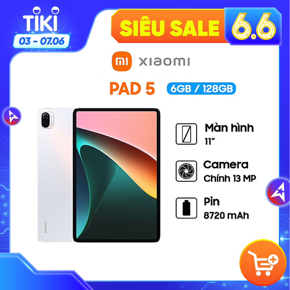 Máy tính bảng Xiaomi Pad 5 (6GB/128GB)  - Hàng Chính Hãng