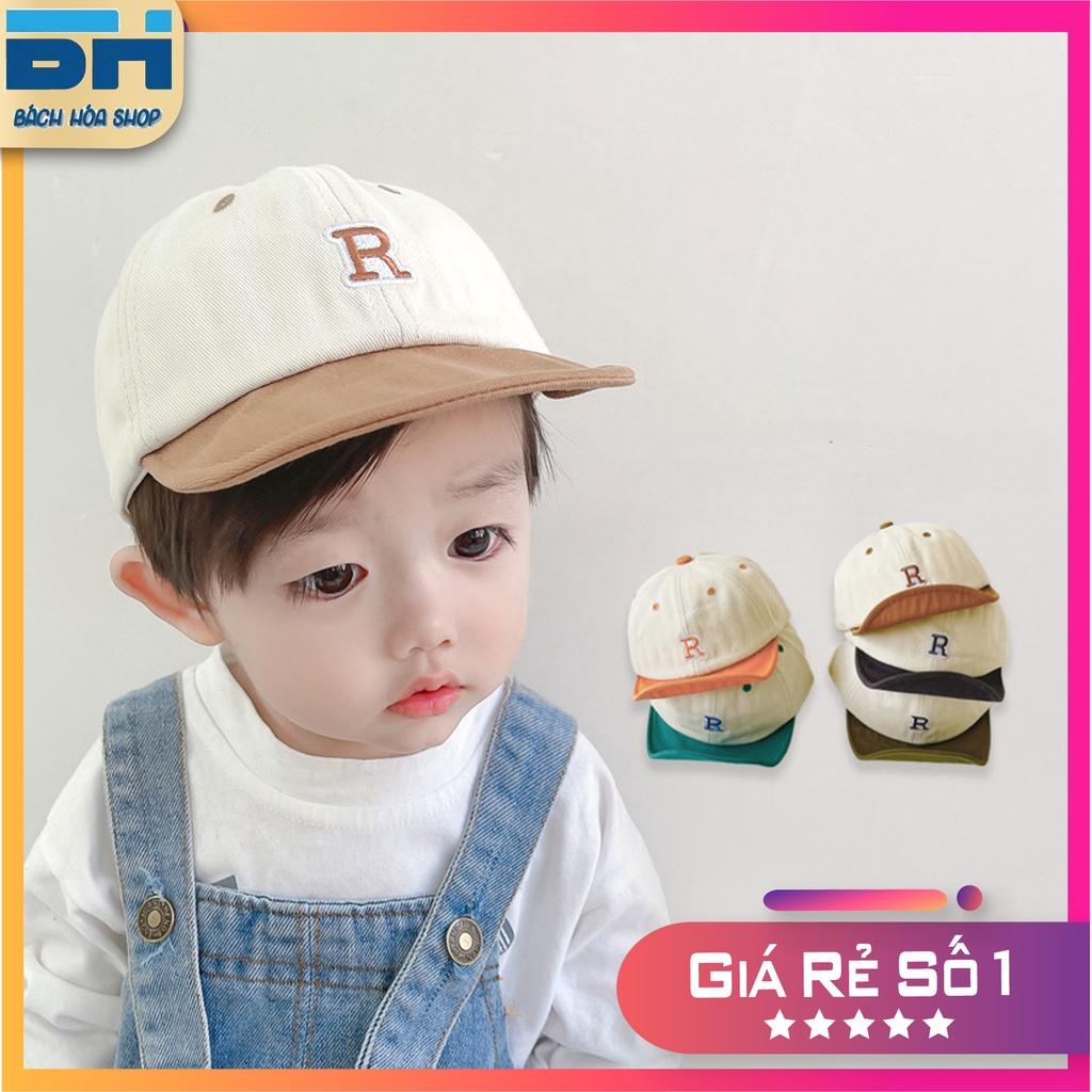 Mũ nón lưỡi trai cho bé từ 2 tháng đến 2 tuổi, phong cách thời trang, họa tiết chữ cái