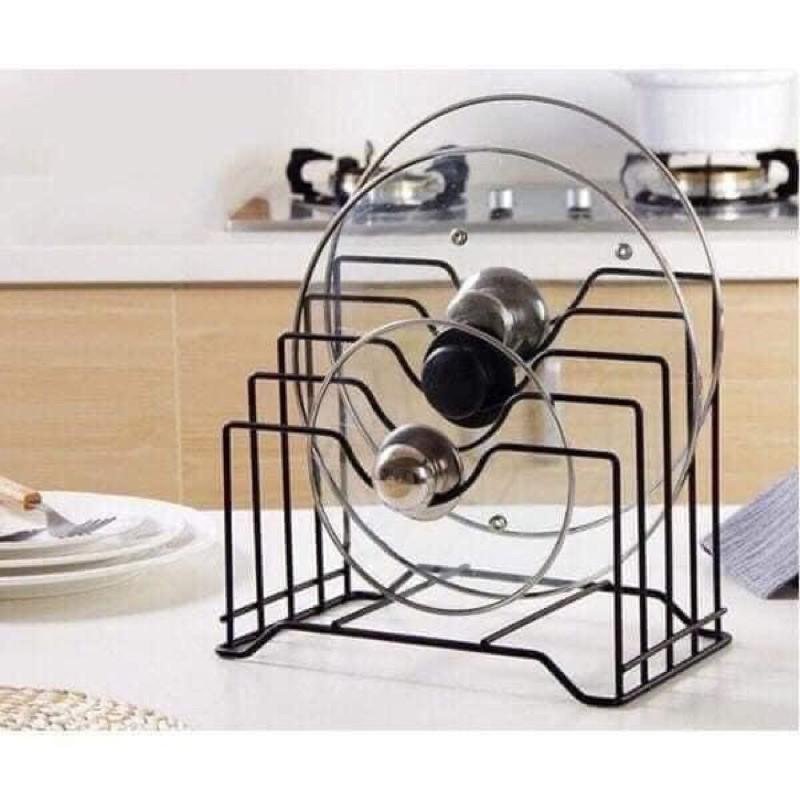 Kệ gác vung nồi và dao thớt đa năng 4 ngăn