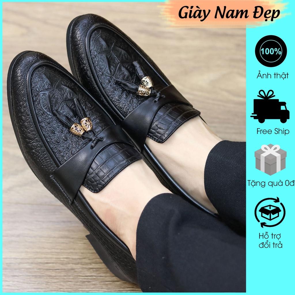 Giày lười nam giá rẻ, giày lười nam hà nội mã L184
