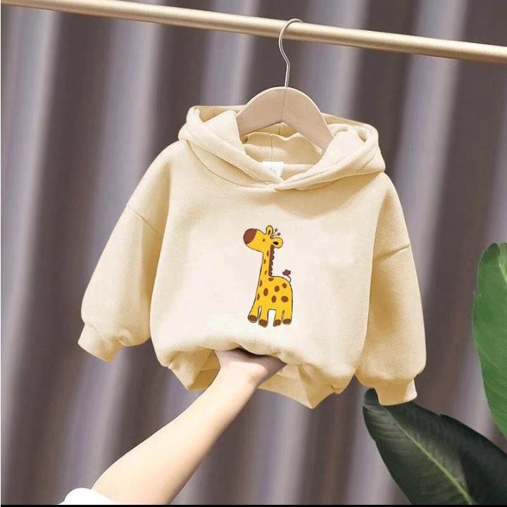 BẢNG MÀU 1- Áo hoodie hươu cao cổ cho bé gái từ 9 đến 33kg , chất nỉ bông siêu xinh