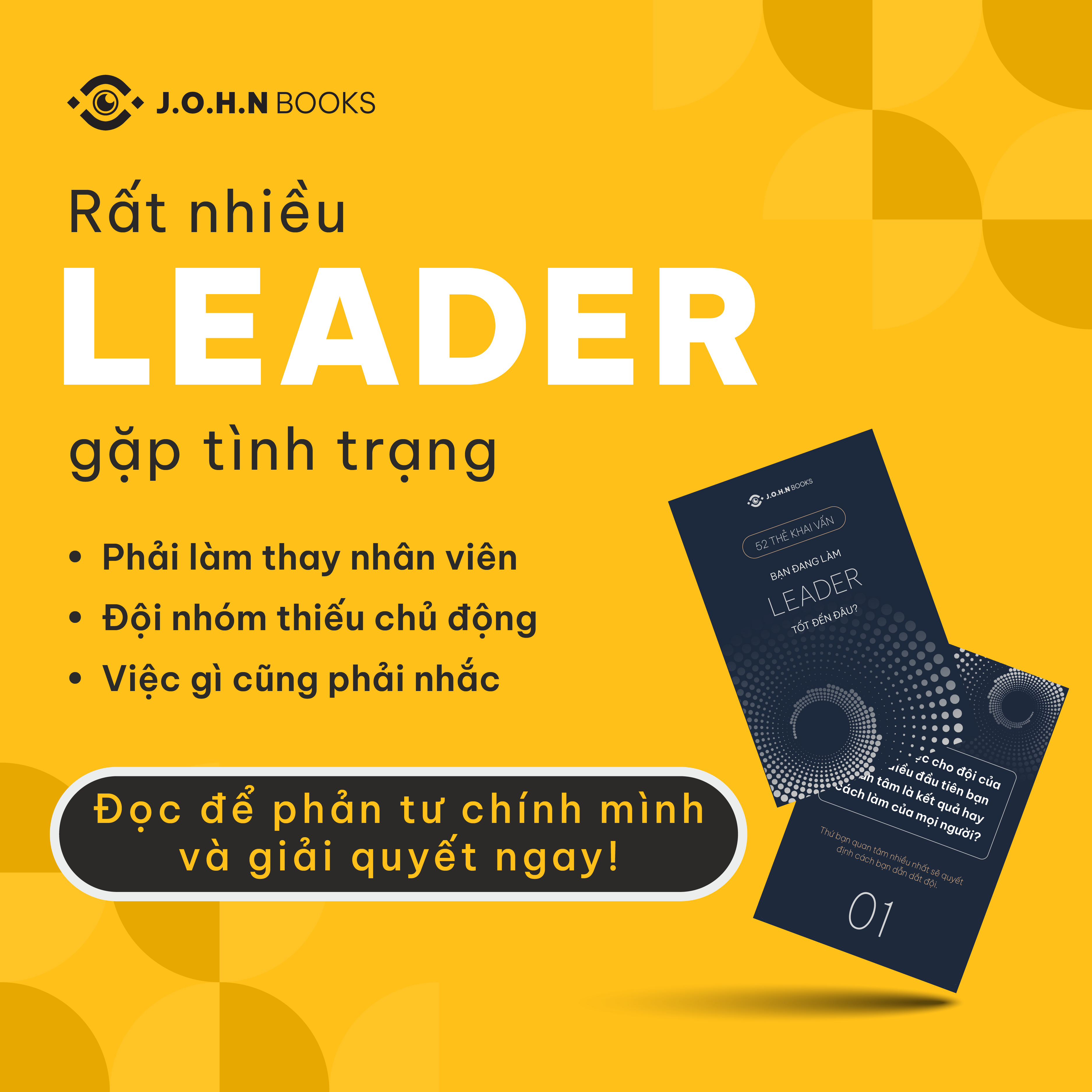 Bộ thẻ khai vấn phát triển năng lực Lãnh đạo &amp; Quản lý đội nhóm dành cho Leader