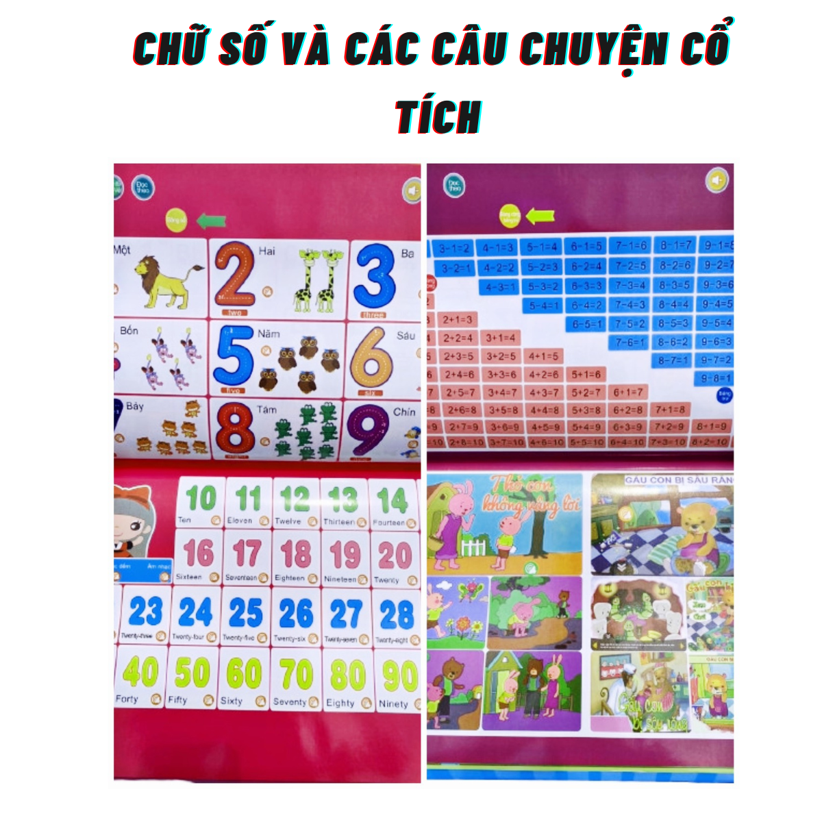 Sách Điện Tử Thông Minh Song Ngữ Cho Bé, Bảng Chữ Cái Tiếng Việt Và Tiếng Anh, Có Đàn Piano, Bé Học Kỹ Năng