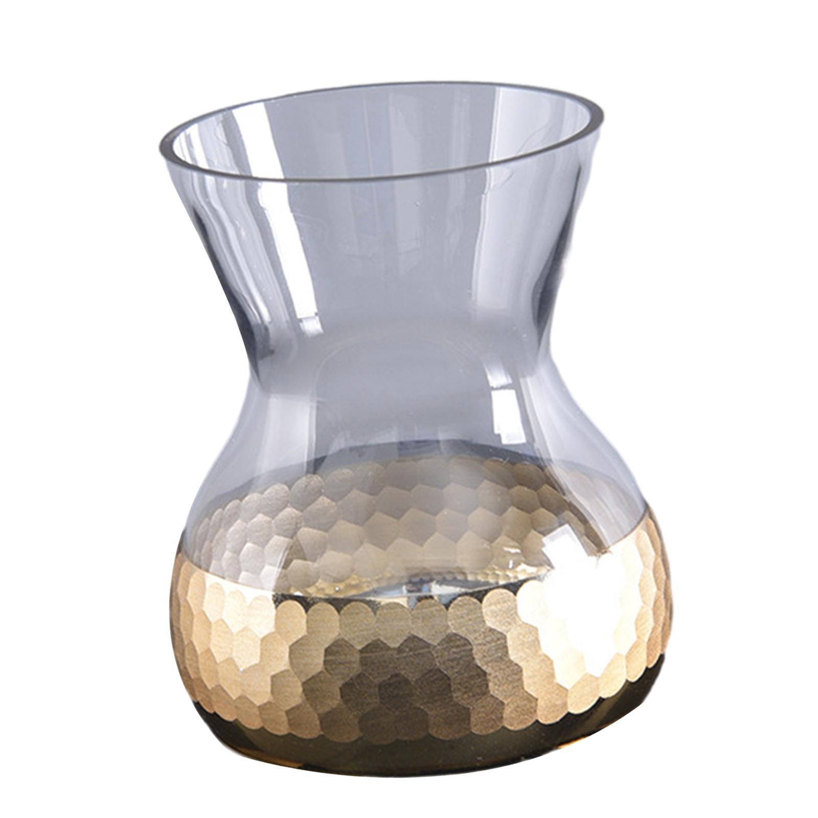 Flower Vase Glass Vase Bud Vase Modern Dried Flowers Holder Plants Vase Modern Vase for Indoor Office Wedding Bookshelf Party