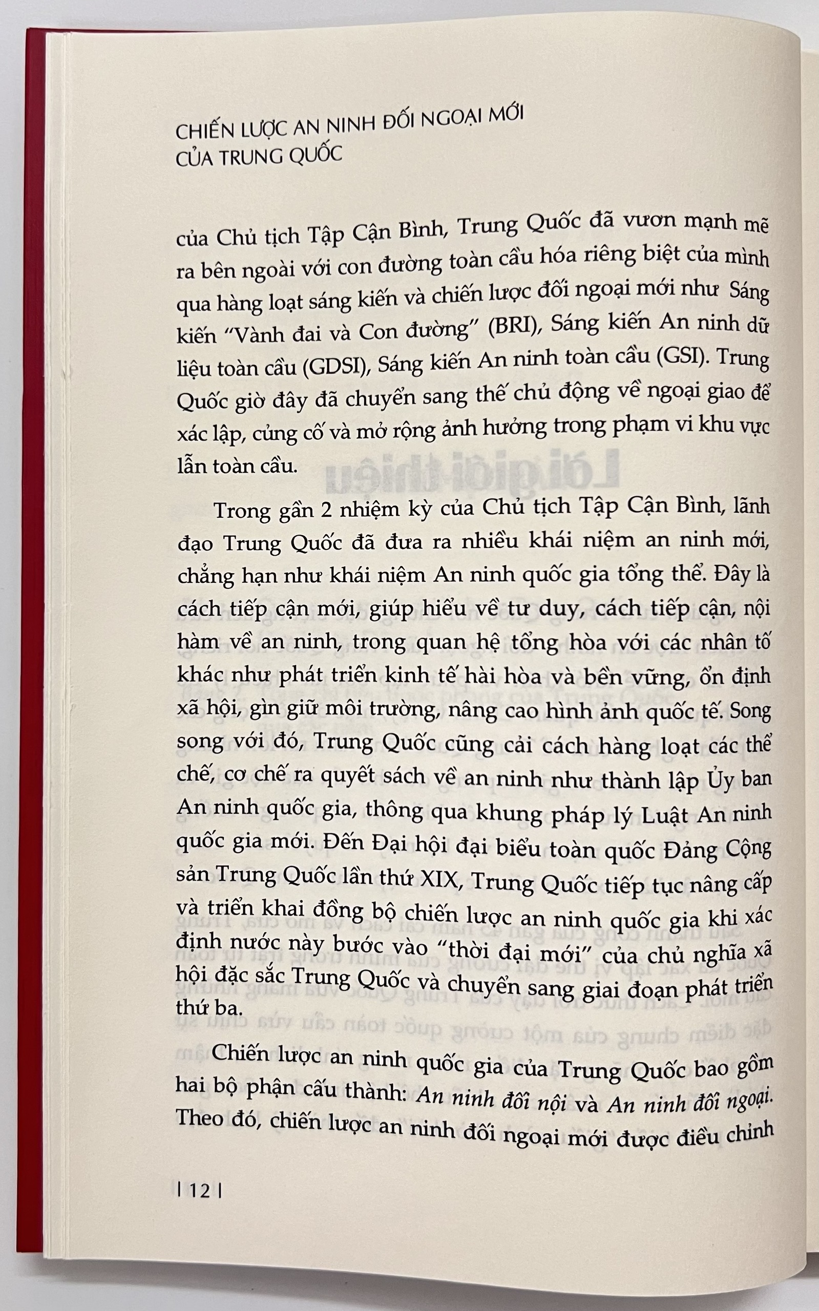 Sách - Chiến Lược An Ninh Đối Ngoại Mới Của Trung Quốc - Sự Lựa Chọn Cho Vị Trí Siêu Cường