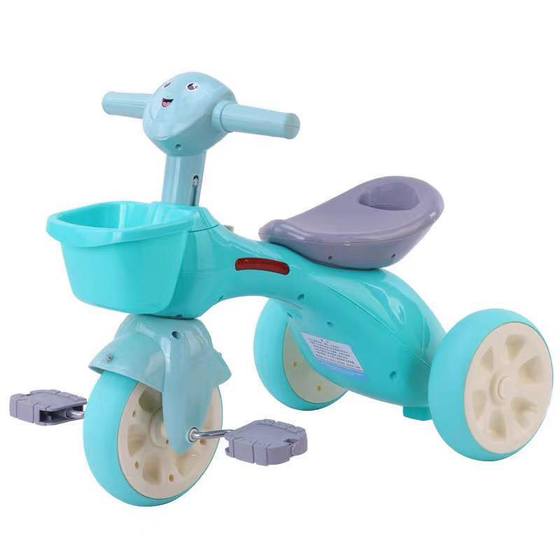 Xe đạp 3 bánh cho bé BabiboKids, xe chòi chân phù hợp cho bé từ 1 đến 5 tuồi có nhạc có đèn chất liệu nhựa an toàn