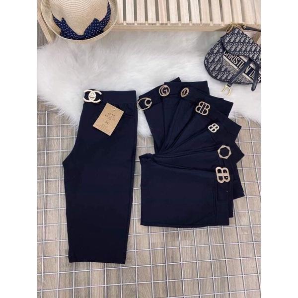 Quần Ngố UMI , quần legging Cạp Mặt Chữ Siêu Xinh