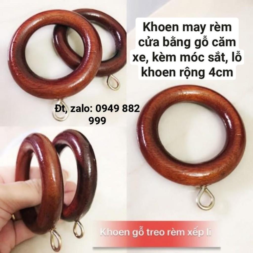 Khoen May Rèm Cửa, Màn Cửa Bằng Gỗ Căm Xe