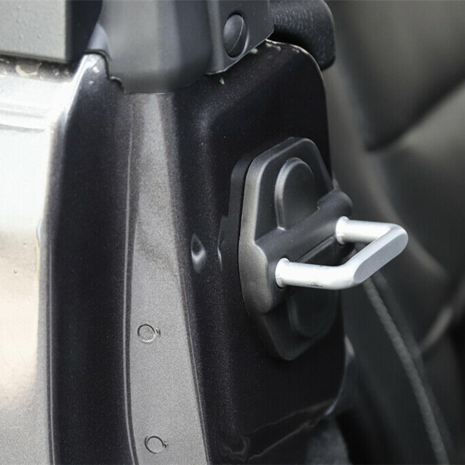 6 PCS Door Lock Cover for Jeep Wrangler JL JLU 2018-2021 Protection Trim