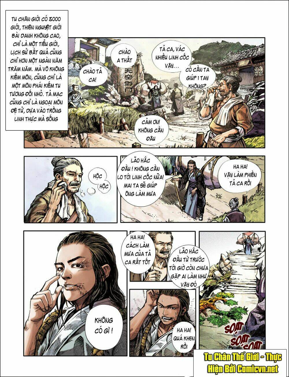 tu chân thế giới chapter 1 3