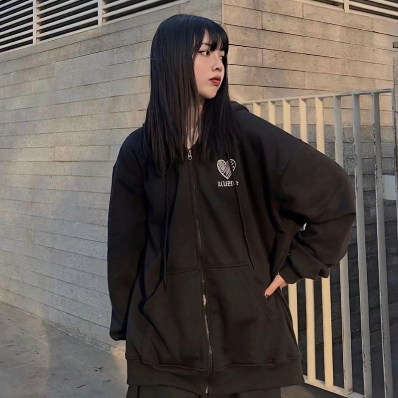 Áo Khoác Hoodie Nỉ Bông HEART KOREAN Unisex