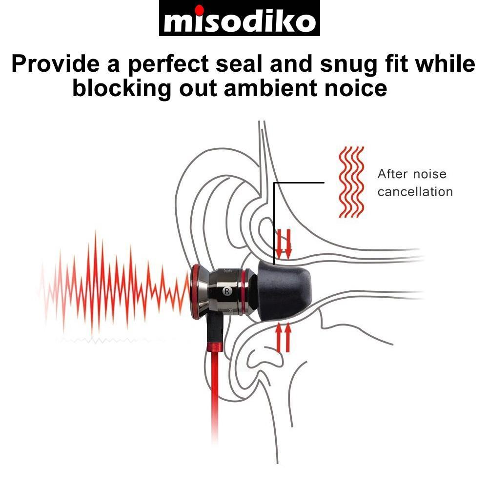 Mút Xốp Bọc Tai Nghe Cho Jaybird X4 X3 X2/ BlueBuds X/ Freedom F5 misodiko M550