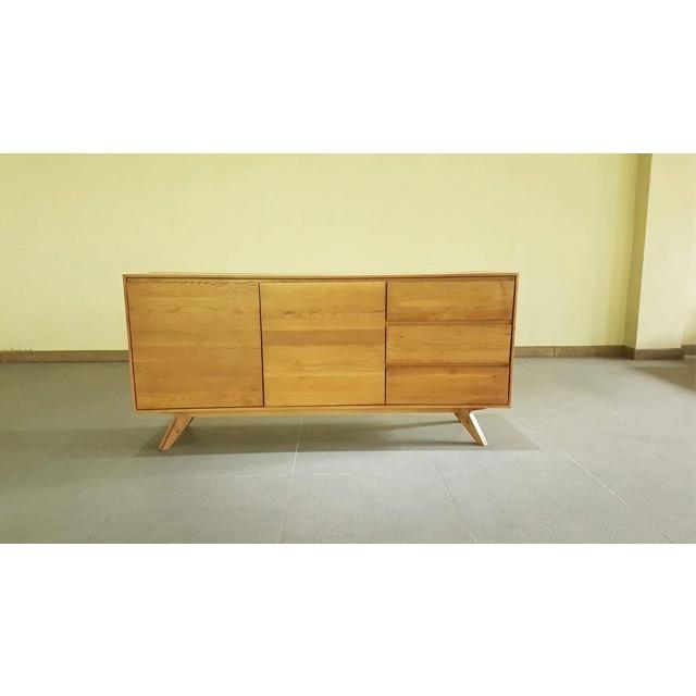 KỆ TIVI GỖ SỒI TỰ NHIÊN