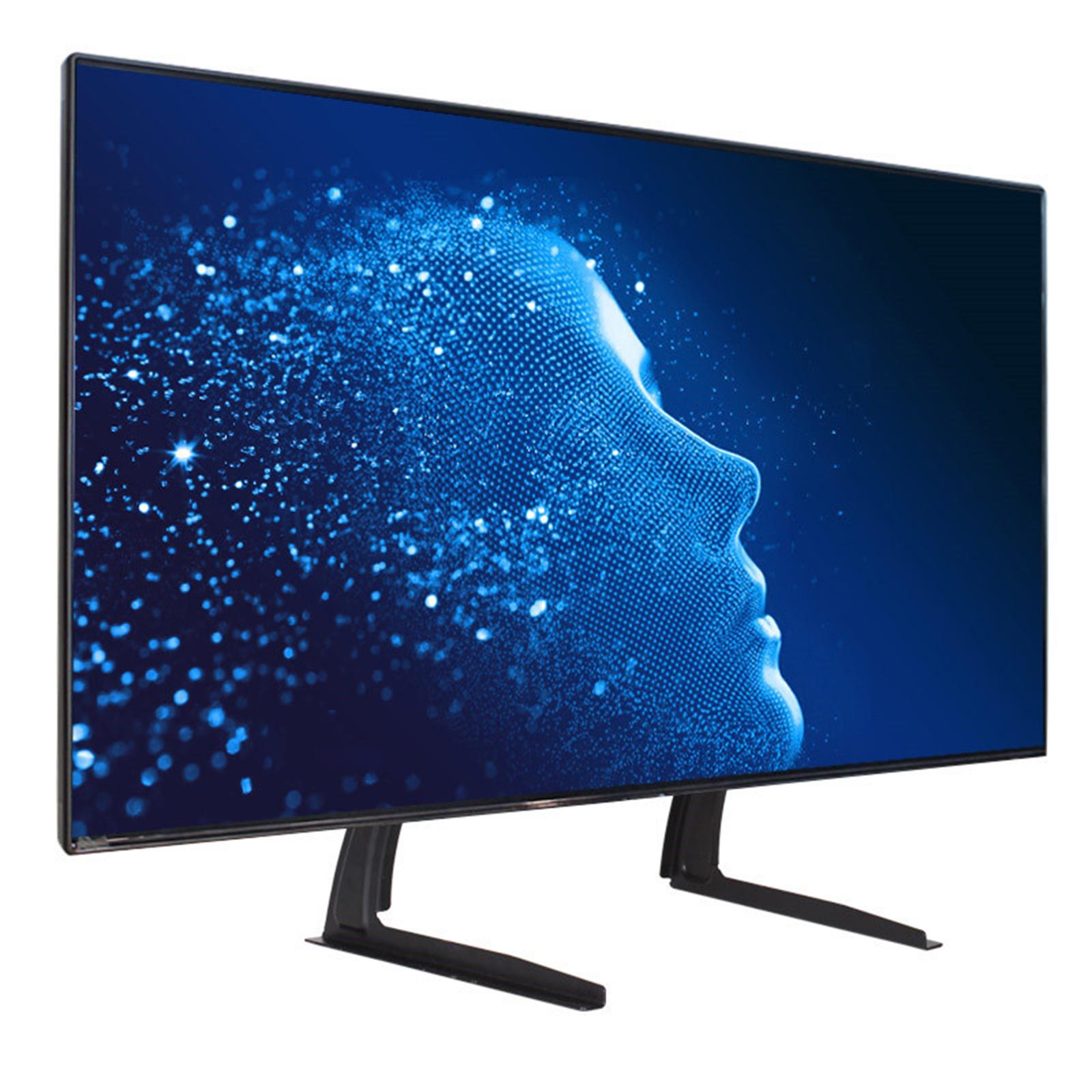 Universal Table TV Stand Bracket for LCD Flat Screen Black 695x355x25mm