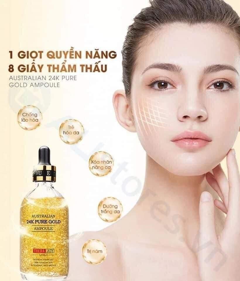 SERUM TINH CHẤT VÀNG 24K PURE GOLD AMPOULE 100ml - THERA LADY