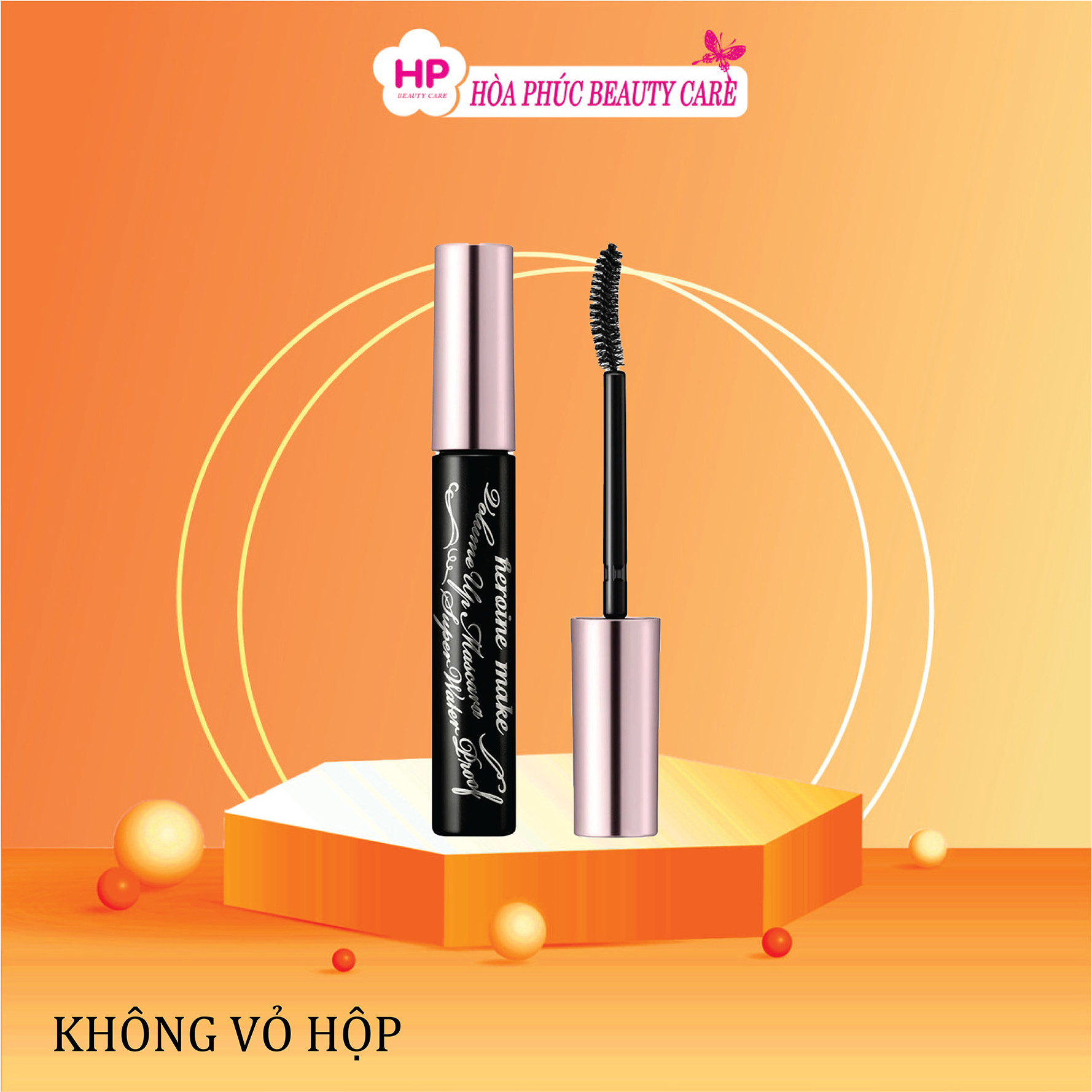 Mascara Chuốt Mi Dày Và Rậm Lông Mi Chống Trôi Kissme Heroine Make (Không Vỏ Hộp)